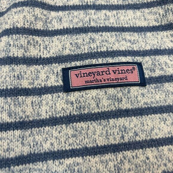 Ladies Vineyard Vines Blue and Heather White Knit Vest‎ Size XXS - Picture 8 of 12